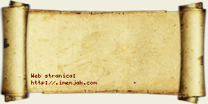 Danica Rajkov vizit kartica